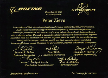 Boeing - Exceptional Performance