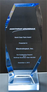 Northrop Grumman World Class Team Award